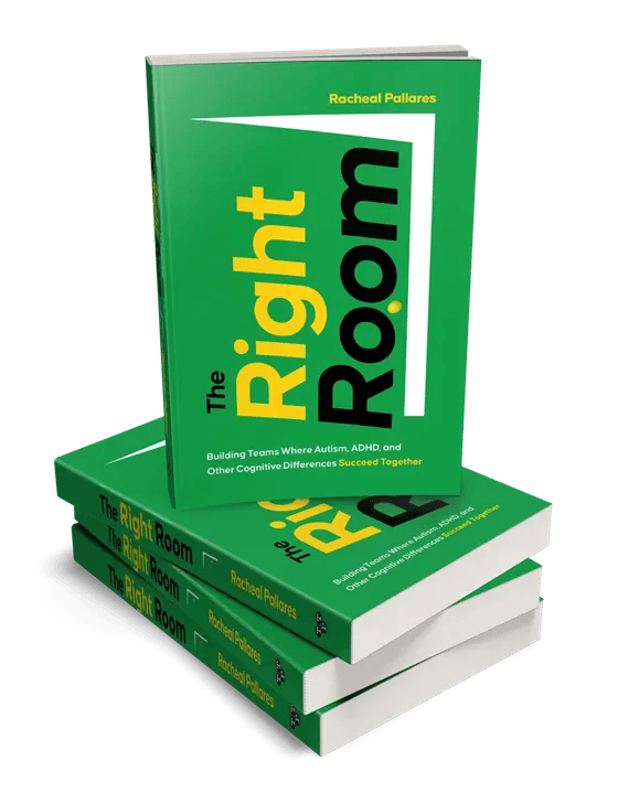 Stack of The Right Room paperbacks